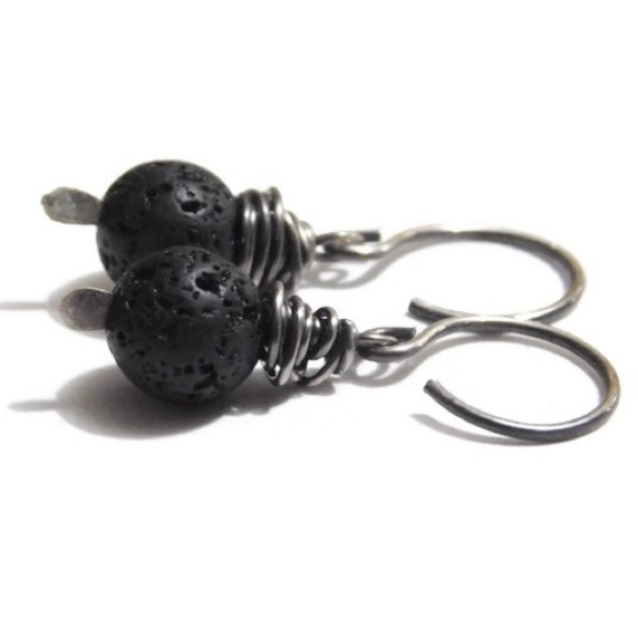 925 Sterling Silver Oil Diffuser Earrings - Picture 3 of 4